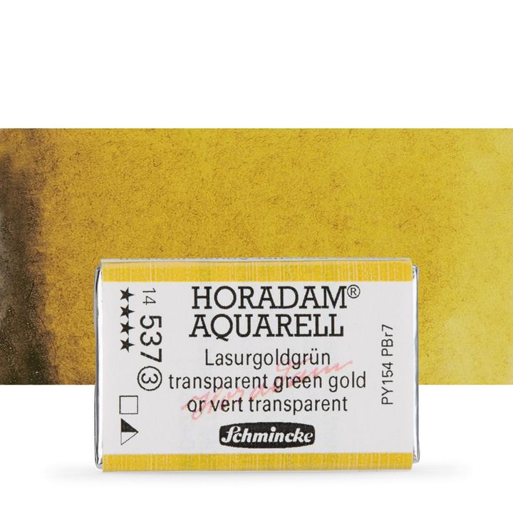 HORADAM® AQUARELL Vernici per acquerello – 537 Transparent Green Gold