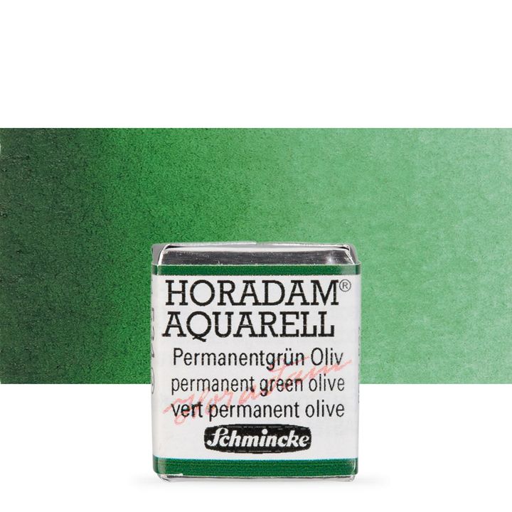 HORADAM® AQUARELL Vernici per acquerello – 534 Permanent Green Olive