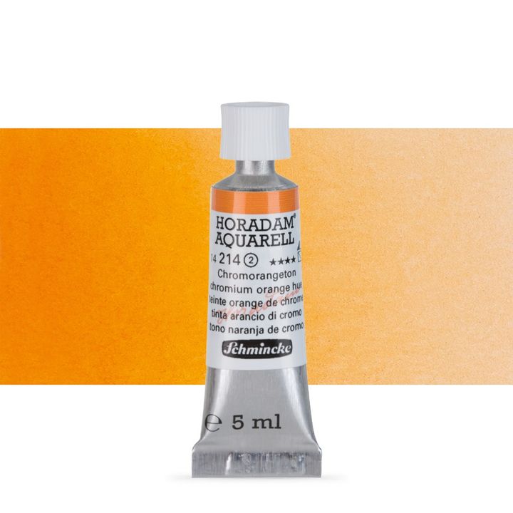 Set di acquerelli HORADAM® AQUARELL – 214 Chromium Orange Hue