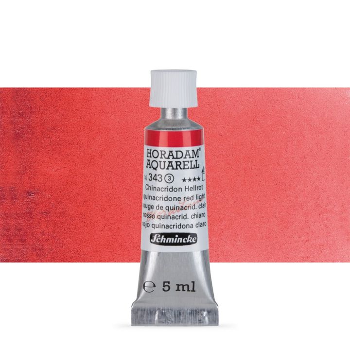 Set di acquerelli HORADAM® AQUARELL – 343 Quinacridone Red Light