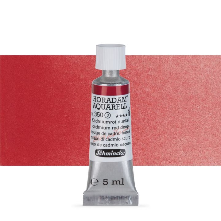Set di acquerelli HORADAM® AQUARELL – 350 Cadmium Red Deep