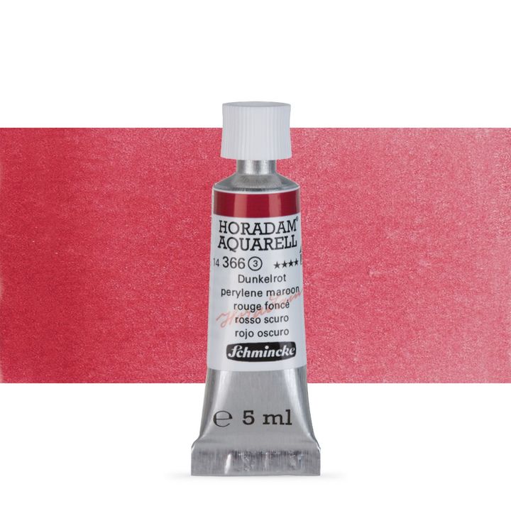 Set di acquerelli HORADAM® AQUARELL – 366 Perylene Maroon