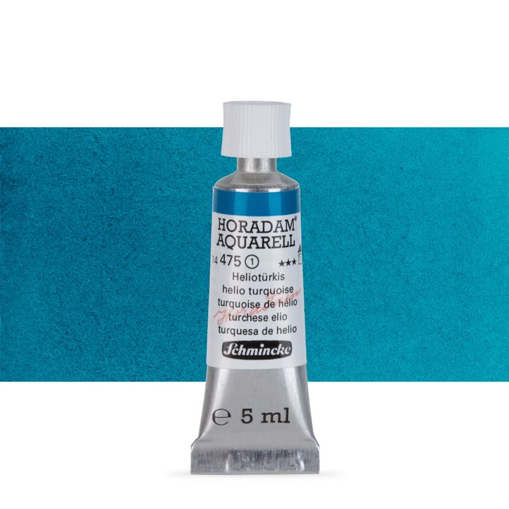Set di acquerelli HORADAM® AQUARELL – 475 Helio Turquoise