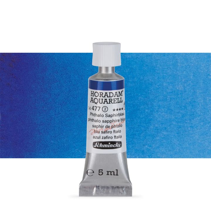 Set di acquerelli HORADAM® AQUARELL – 477 Phthalo Sapphire Blue