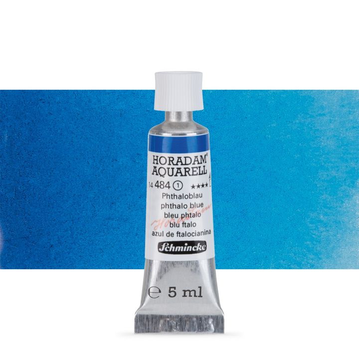 Set di acquerelli HORADAM® AQUARELL – 484 Phthalo Blue