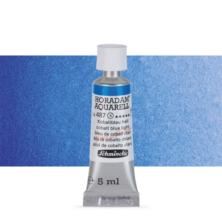 Set di acquerelli HORADAM® AQUARELL – 487 Cobalt Blue Light
