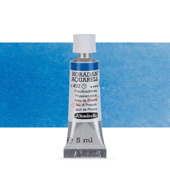 Set di acquerelli HORADAM® AQUARELL – 492 Prussian Blue