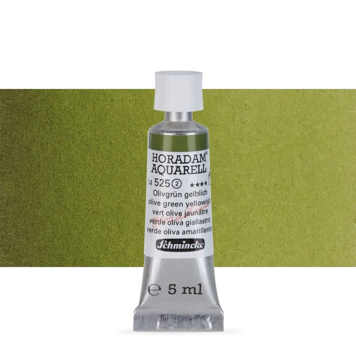 Set di acquerelli HORADAM® AQUARELL – 525 Olive Green Yellowish