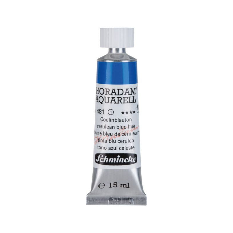Schmincke Horadam colore ad acquerello in tubetto da 15 ml - Onetz – 481 Tonalità blu ceruleo