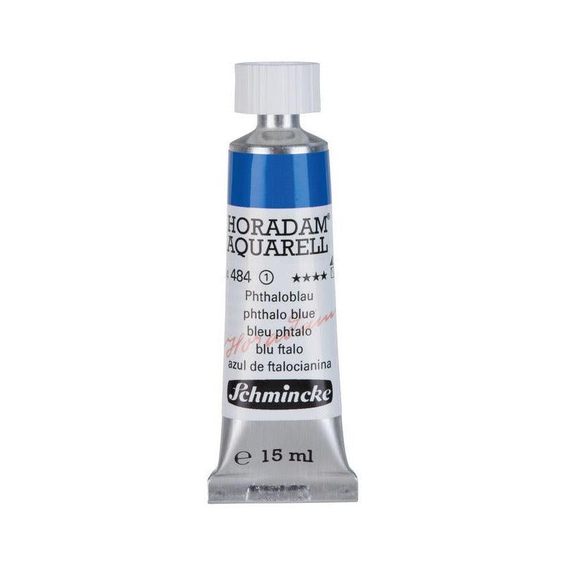 Schmincke Horadam colore ad acquerello in tubetto da 15 ml - Onetz – 484 Blu ftalo