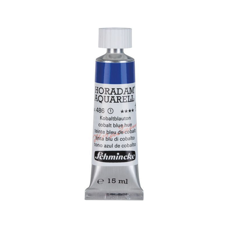 Schmincke Horadam colore ad acquerello in tubetto da 15 ml - Onetz – 486 Tonalità blu cobalto