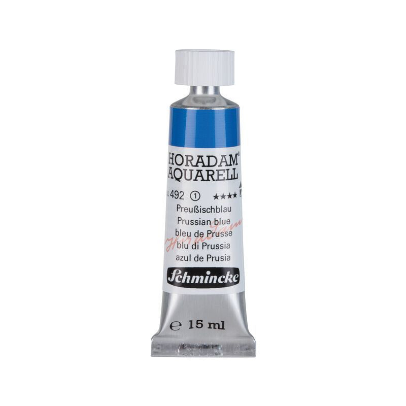 Schmincke Horadam colore ad acquerello in tubetto da 15 ml - Onetz – 492 Blu di Prussia