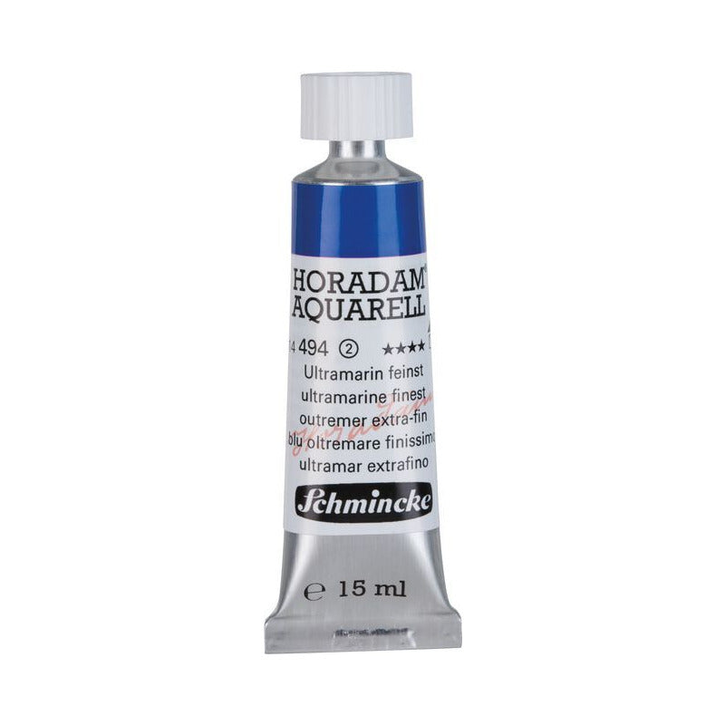 Schmincke Horadam colore ad acquerello in tubetto da 15 ml - Onetz – 494 Oltremare finissimo