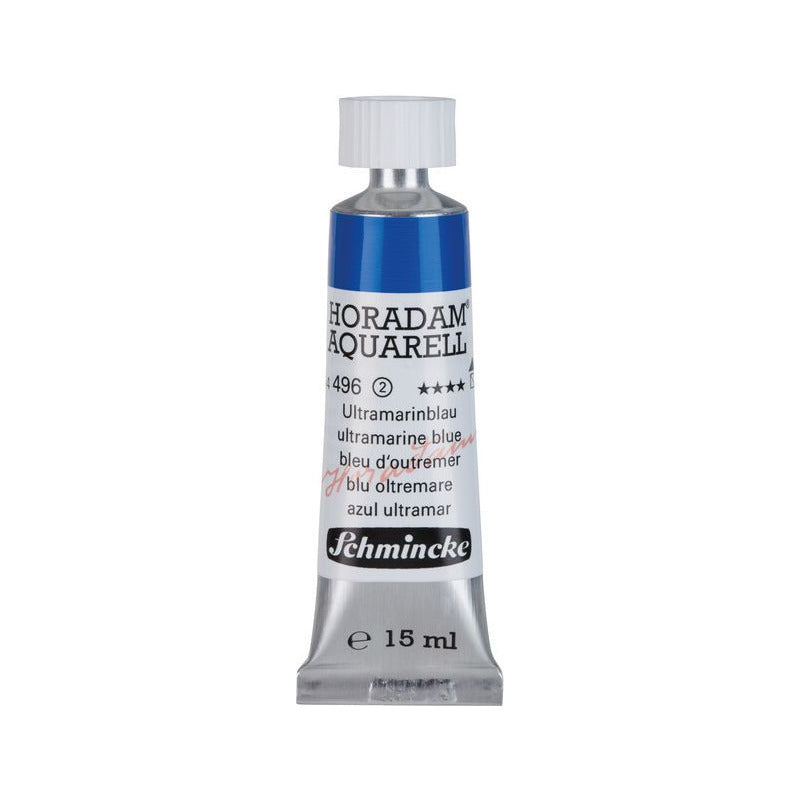 Schmincke Horadam colore ad acquerello in tubetto da 15 ml - Onetz – 496 Blu oltremare