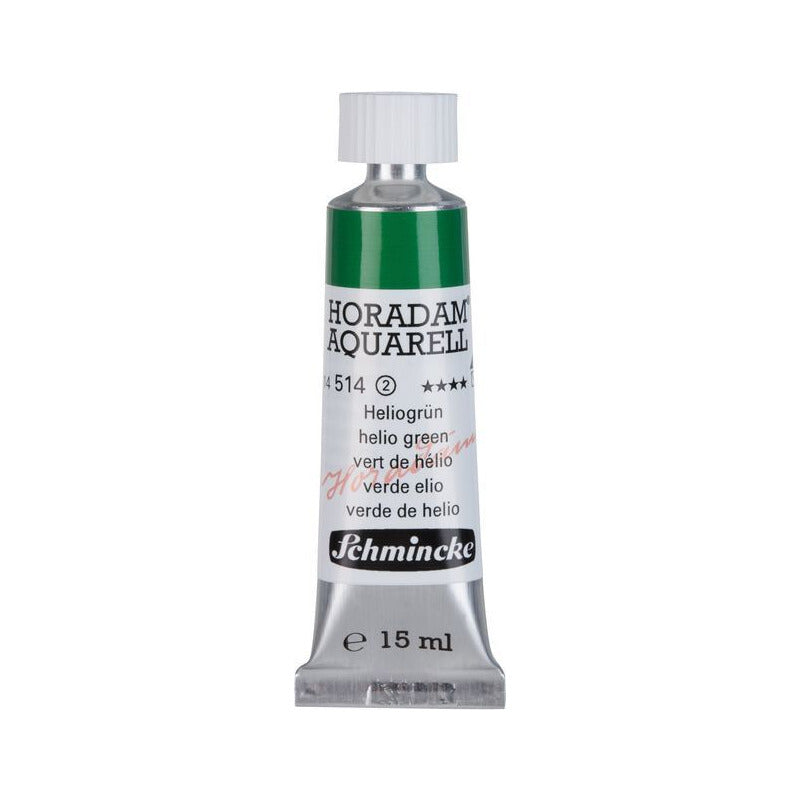 Schmincke Horadam colore ad acquerello in tubetto da 15 ml - Onetz – 514 Verde elio