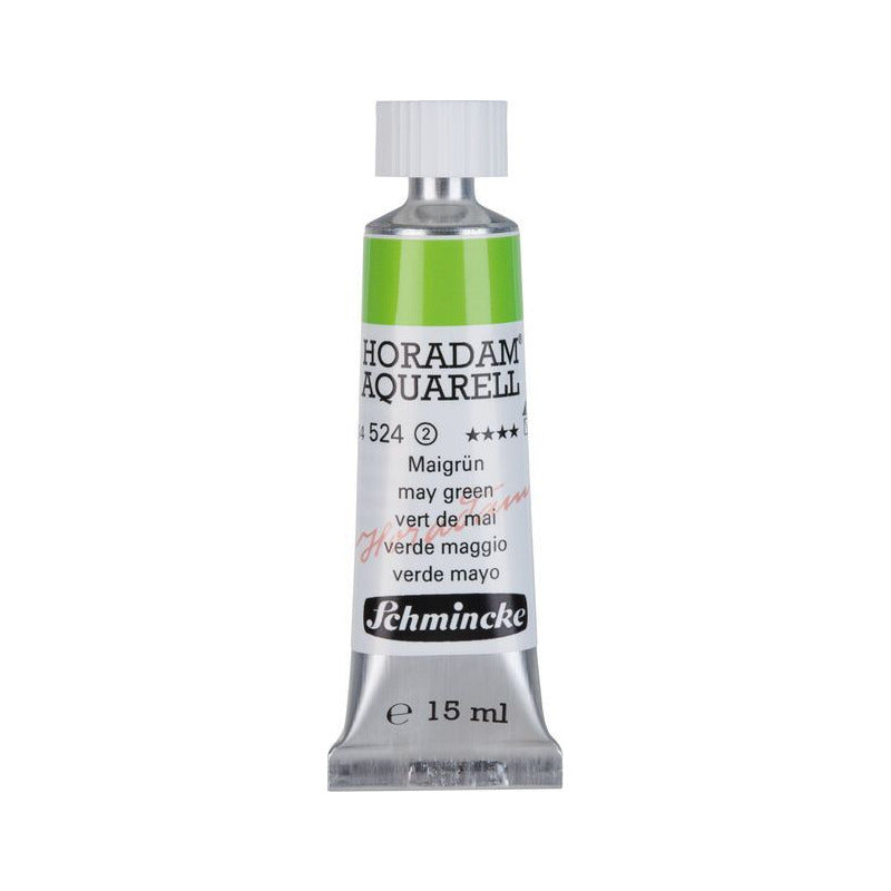 Schmincke Horadam colore ad acquerello in tubetto da 15 ml - Onetz – 524 Verde maggio