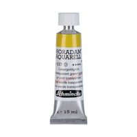 Schmincke Horadam colore ad acquerello in tubetto da 15 ml - Onetz – 537 Verde oro trasparente