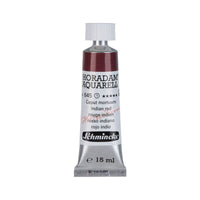 Schmincke Horadam colore ad acquerello in tubetto da 15 ml - Onetz – 645 Rosso indiano