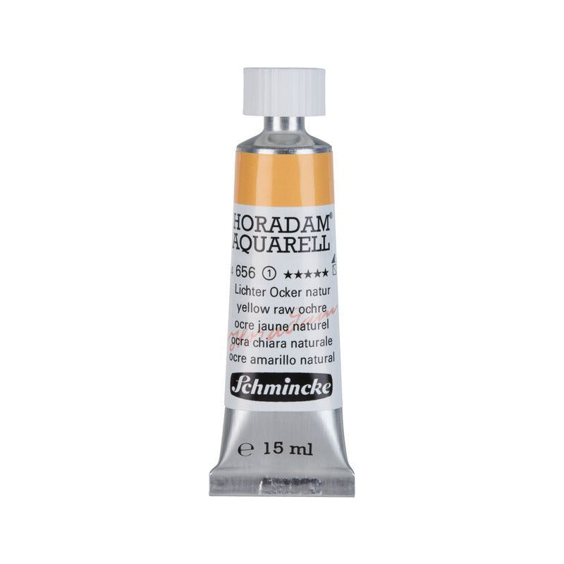 Schmincke Horadam colore ad acquerello in tubetto da 15 ml - Onetz – 656 Ocra gialla naturale