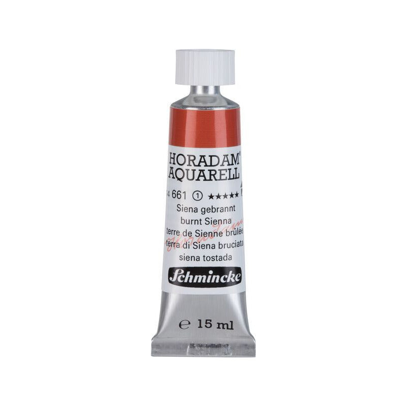 Schmincke Horadam colore ad acquerello in tubetto da 15 ml - Onetz – 661 Terra di Siena bruciata