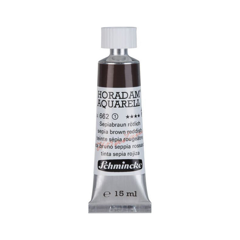 Schmincke Horadam colore ad acquerello in tubetto da 15 ml - Onetz – 662 Bruno seppia rossastro