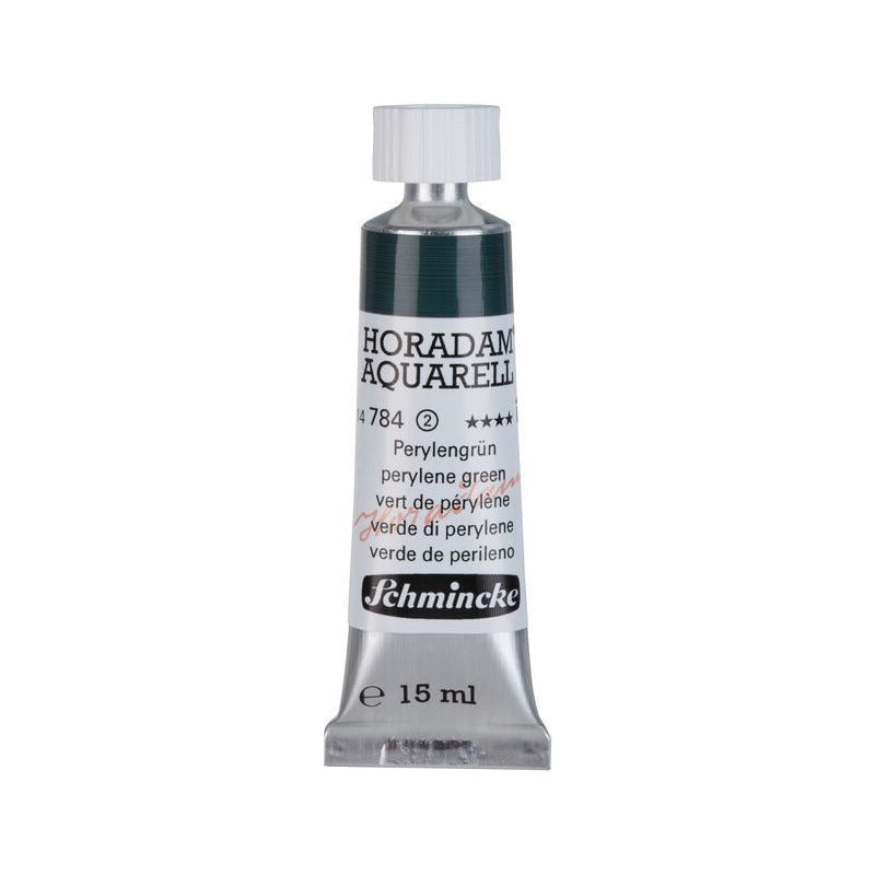 Schmincke Horadam colore ad acquerello in tubetto da 15 ml - Onetz – 784 Verde perilene