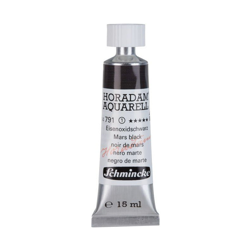 Schmincke Horadam colore ad acquerello in tubetto da 15 ml - Onetz – 791 Nero Marte