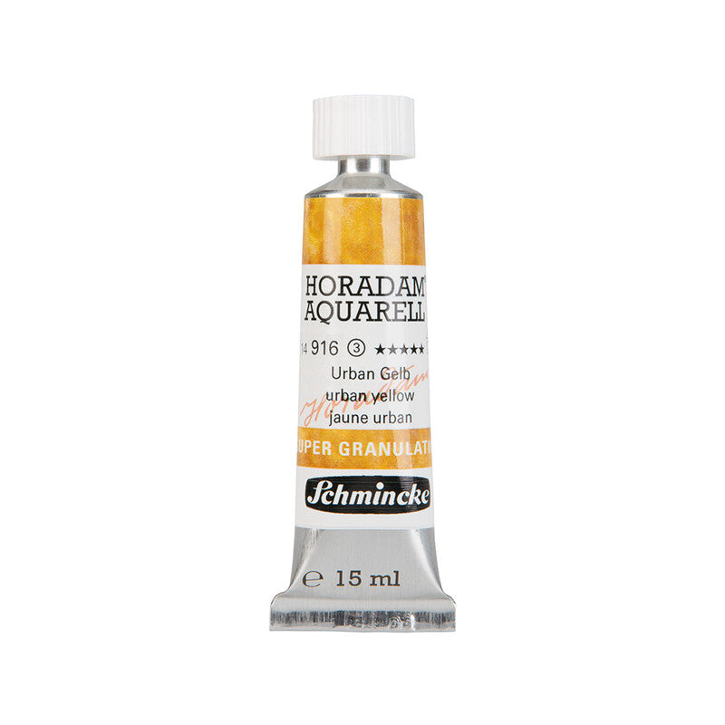 Schmincke Horadam colore ad acquerello in tubetto da 15 ml - Onetz – 916 Giallo urban