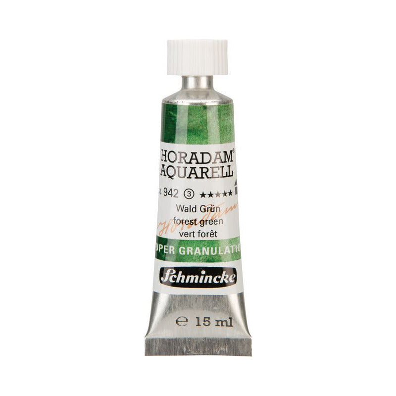 Schmincke Horadam colore ad acquerello in tubetto da 15 ml - Onetz – 942 Verde foresta