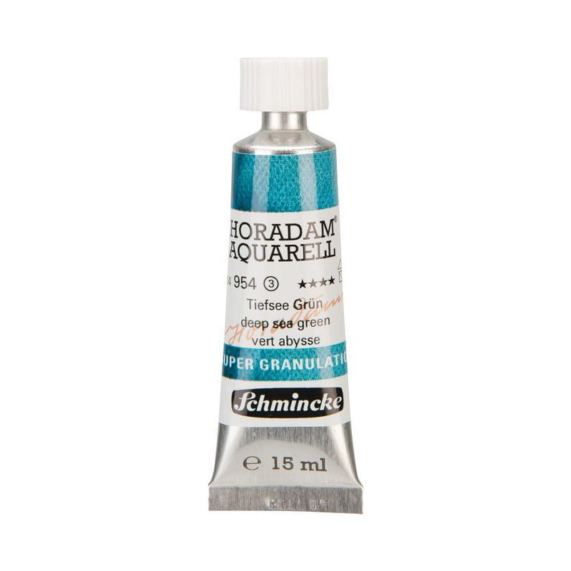 Schmincke Horadam colore ad acquerello in tubetto da 15 ml - Onetz – 954 Verde abisso