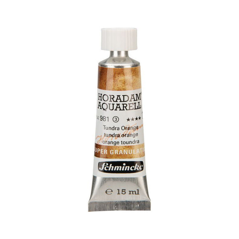 Schmincke Horadam colore ad acquerello in tubetto da 15 ml - Onetz – 981 Tundra arancione
