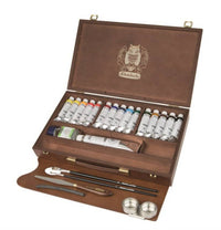 Cofanetto in legno Schmincke NORMA Professional, 15 x 35 ml + bianco 120 ml