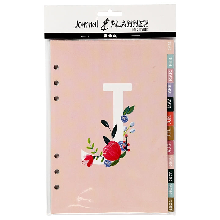 Separatori di colori per notebook - mesi | diversi tipi