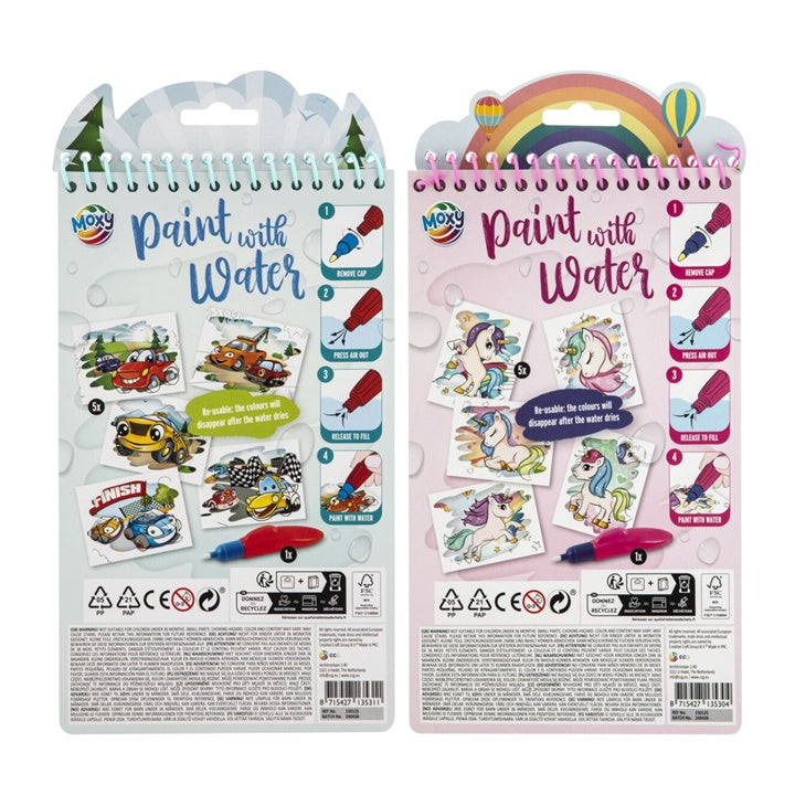 Set acquerello 23x14cm 5 fogli | Vari design