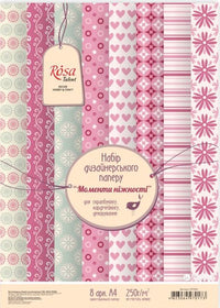 Set di carte per scrapbooking Momenti di tenerezza 21 x 29.7 cm — immagine 1