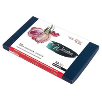 Set acquerelli ROSA GALLERY Botanical, 24 colori in godet interi