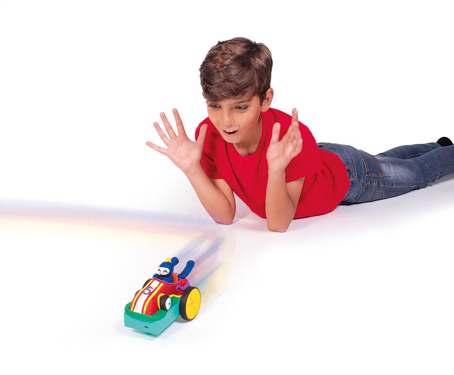 Set creativo di modellazione JOVI Tech Crazy Cars Corsa 14 pz