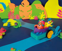 Set creativo di plastilina Jovi Tech Crazy Cars Mostri - 14 pz