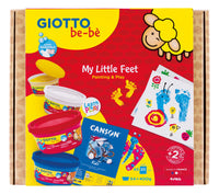 Set creativo GIOTTO be-bè My Little Feet per impronte di mani e piedini – 5 pz
