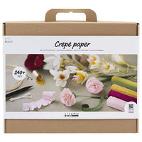 Set creativo Maxi | Fiori di carta crespa