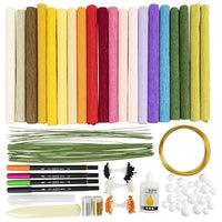 Set creativo Maxi | Fiori di carta crespa