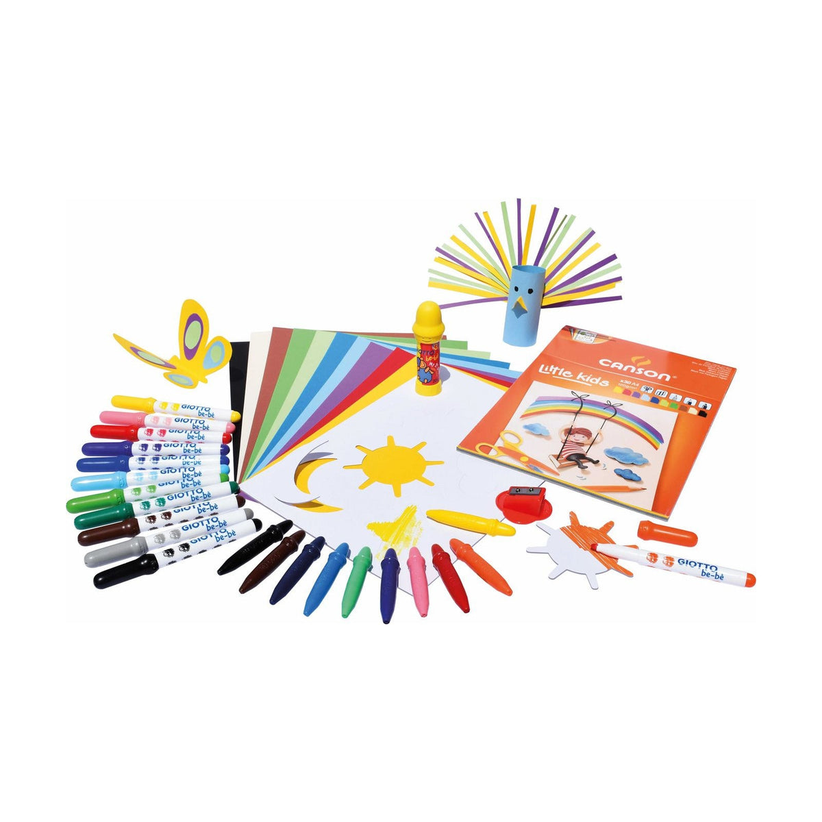Set creativo per bambini GIOTTO be-bè Little Creations 58 pz
