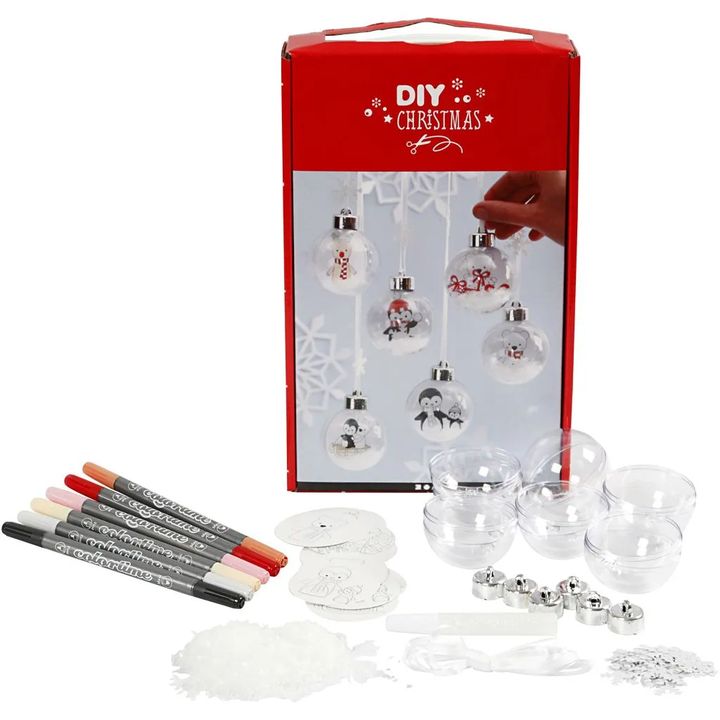 Set creativo per la creazione di palline di Natale — immagine 2
