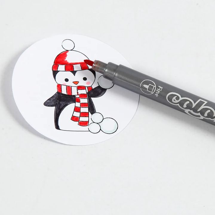 Set creativo per la creazione di palline di Natale — immagine 5