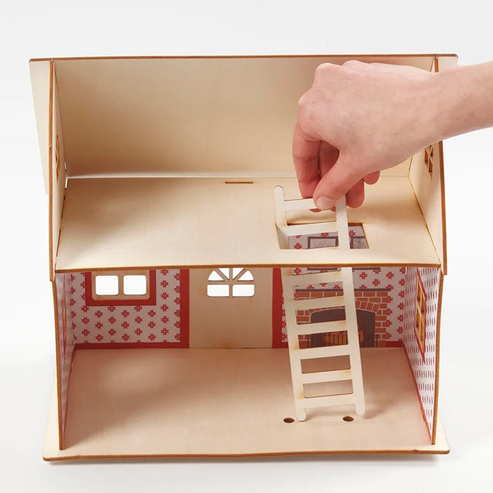 Set creativo per la creazione di una casetta natalizia — immagine 4