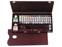 Set dei colori acrilici Rembrandt Professional 15x40ml + accessori
