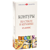 Set dei contorni per vetro e ceramica Decola - 3 x 18 ml