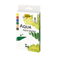 Set dei pennarelli ad acquerello Aqua Solo Goya Warm Colors - 6 pezzi