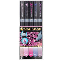 Set dei pennarelli Chameleon 5 pezzi - Floral Tones