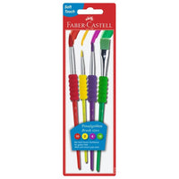 Set dei pennelli Faber-Castell Soft - 4 pezzi